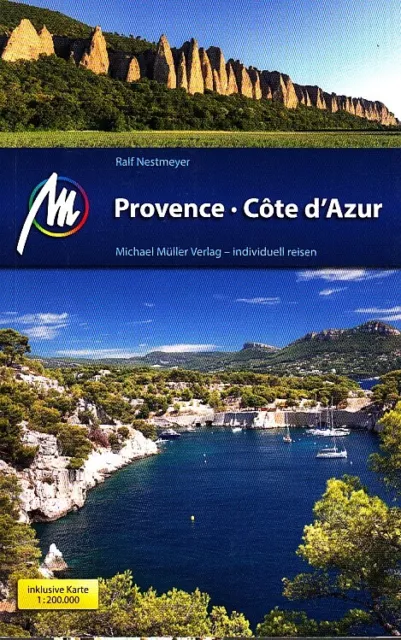 REISEFÜHRER PROVENCE Côte d'Azur, 2018/19 MICHAEL MÜLLER Verlag ungelsen wie neu