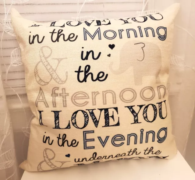 Elephant Nursery Pillow