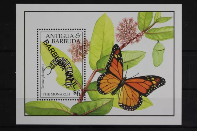 Antigua & Barbuda - Barbuda, Schmetterlinge, MiNr. Block 178, postfrisch - 61643