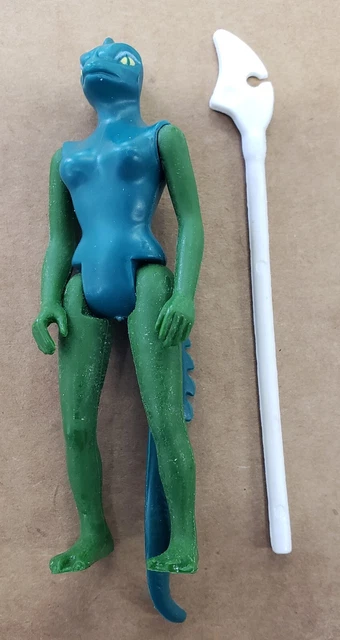 Vintage 1979 Flash Gordon Lizard Woman Action Figure Complete Loose No Repro. Vintage 1979 Flash Gordon Lizard Woman Action Figure Complete Loose No Repro.