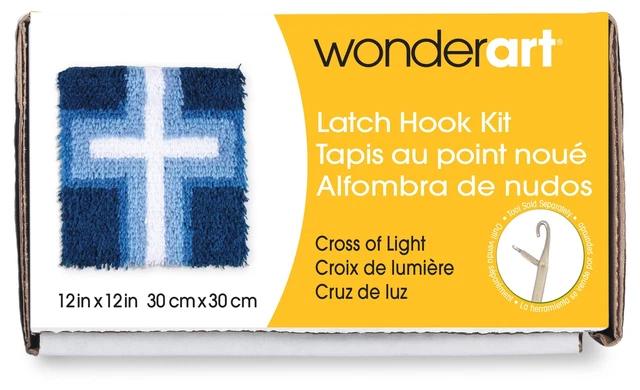 Kit de gancho de pestillo Wondert 12""X12""-Cruz de luz -426153