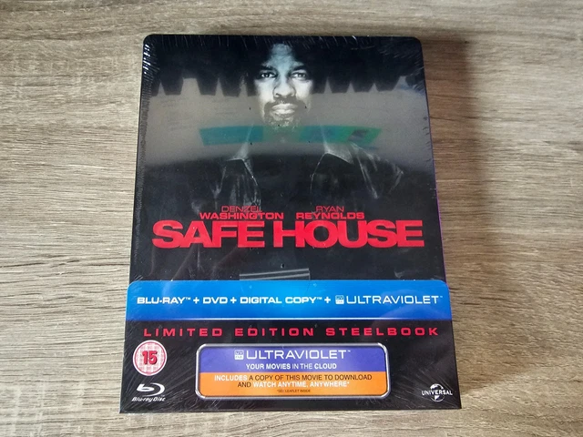 SAFE HOUSE BLU Ray Steelbook (UK Exclusive) (Sealed) EUR 11,52
