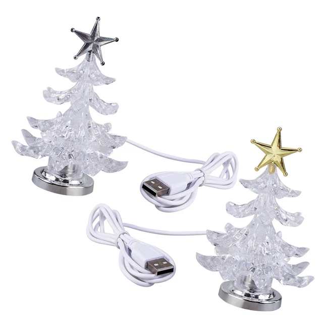 3 PCS USB Powered Christmas Tree Desk Neon LED Light Projector Baby £20