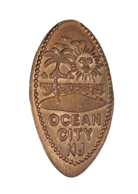 Ocean City New Jersey NJ Elongated Penny Pressed Souvenir #0724