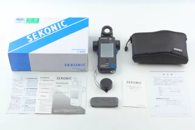 ⏯️【Unused in Box】SEKONIC L-858D SPEEDMASTER Digital Light Meter From JAPAN