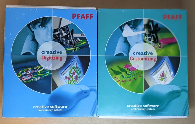 Software creativo PFAFF para 2140/7570/7562/7560 en CD. Digitalización y personalización