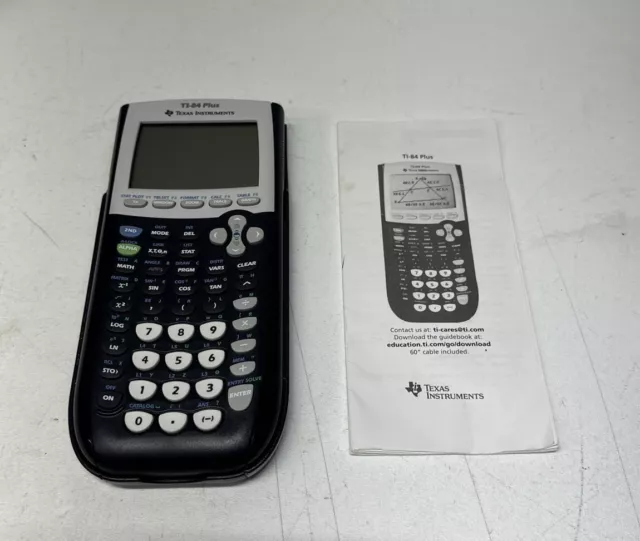 Texas Instruments TI-84 Plus Graphing Calculator w/ Cover Clean