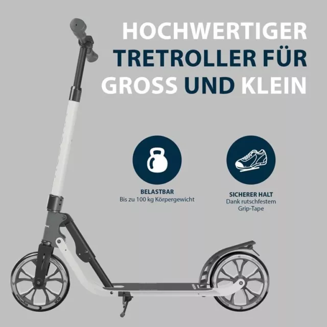 HUDORA BigWheel® 205 Advanced, ash cityroller; roller; tretroller; kinderroller 3