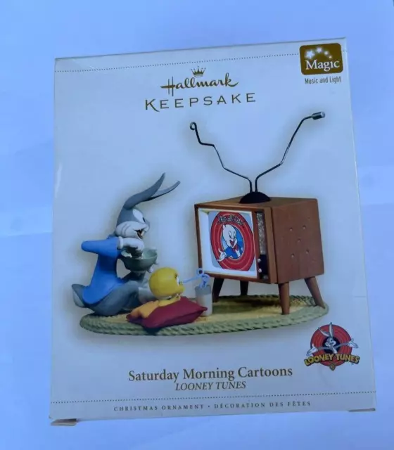 2006 Hallmark Keepsake Looney Tunes Saturday Morning Cartoon Ornament