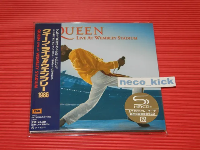 11B Queen Live At Wembley Estadio Japón Mini Lp 2 Shm Cd