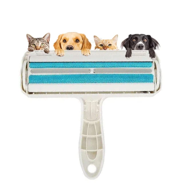 Pet Hair Remover Roller - Dog & Cat Fur Remover with Self-Cleaning Base - fur...