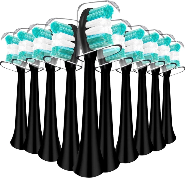 Cabezales de cepillo de dientes de repuesto compatibles con Aquasonic Black Series Vibe Series