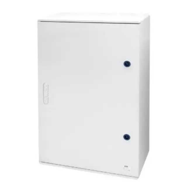 Quadro Poliestere Porta Cieca Munita Di Serratura - 405X500X200 - Ip66 - Grig...