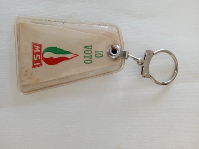 Politica Msi Anni 70 -  2 Portachiavi Msi