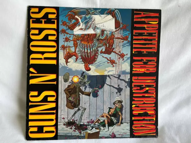 Guns N’ Roses - Appetite For Destruction Vinyl Lp Record. See Description.
