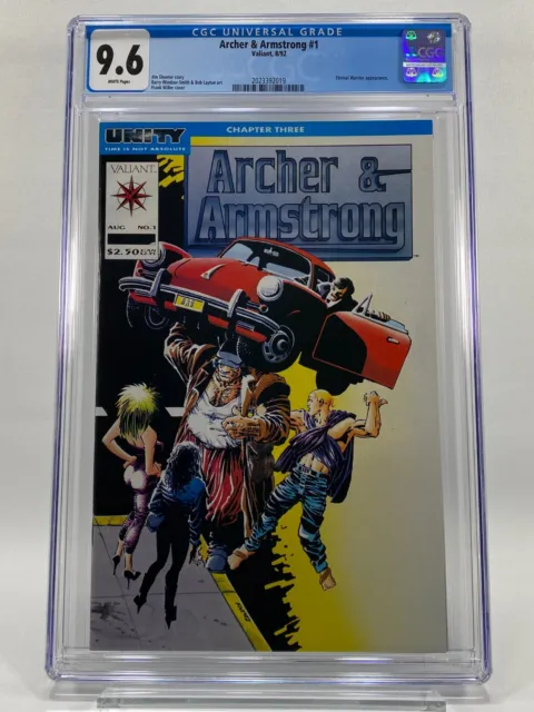 Archer & Armstrong #1 (Aug 1992, Valiant) Cgc 9.6 Eternal Warrior (019)