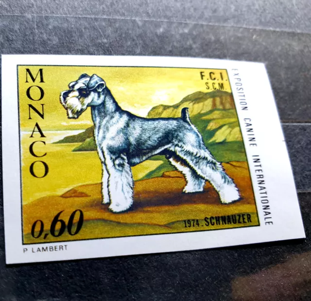 Monaco 1974 imperf - Dog Show - MNH - Full Issue - Yvert €35.00+