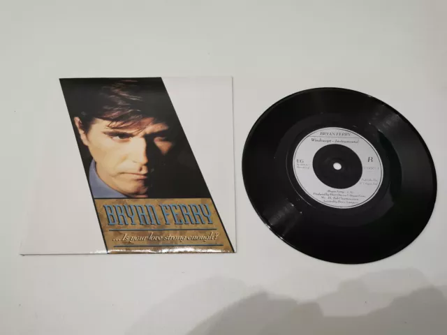 bryan ferry is your love strong enough 7" vinyl record very good condition 2