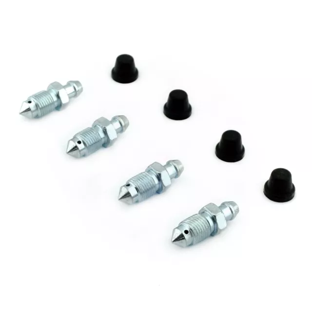 4x Brake Caliper Bleed Nipples Screws For Citroen Relay (2002-2015)