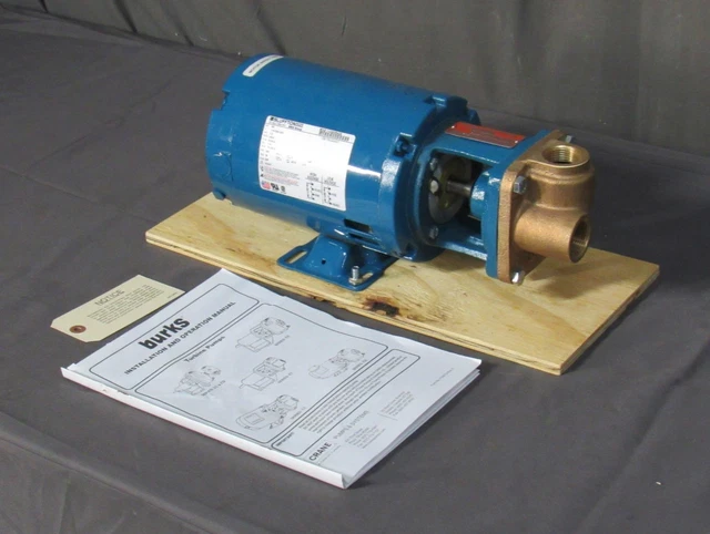 New Burks 5Ctm6M-Fe Turbine Pump; 115V