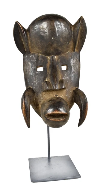 Dan Guerre Guere Mask Custom Stand African Art