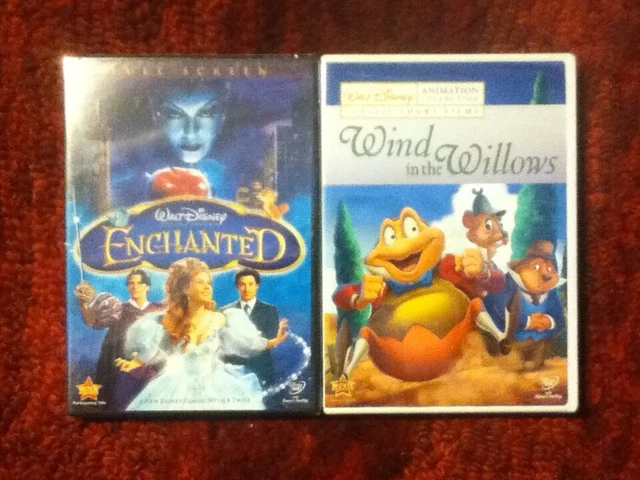 DISNEY ANIMATION COLLECTION WInd in the Willows + Enchanted $14.96 