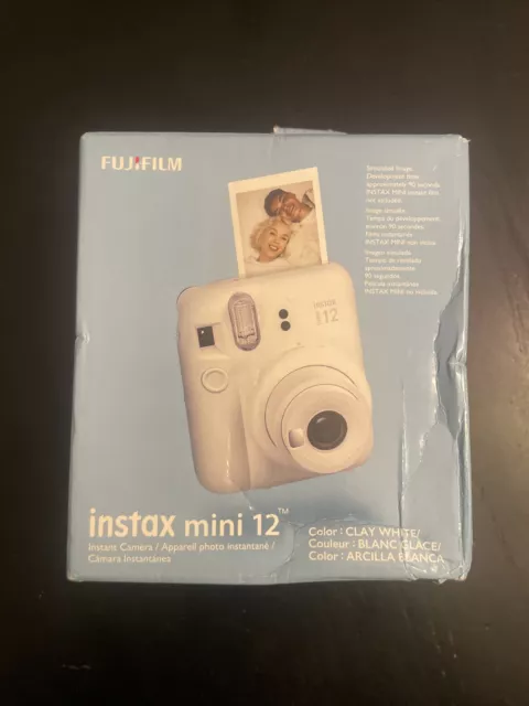 Fujifilm instax mini 12 Instant Camera - Clay White