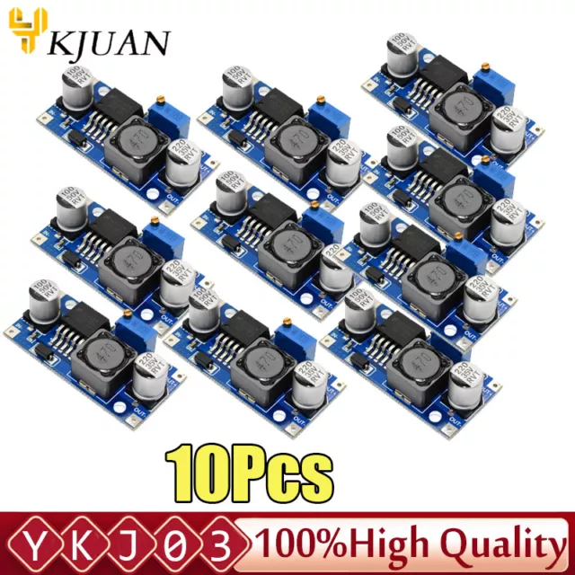 10 Pcs LM2596 Buck Converter DC to DC Adjustable Regulator Power Supply Module