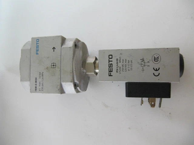 Festo Pneumatic Branching Module FRM-D-MINI + Pressure Switch PEV-1/4-B-OD