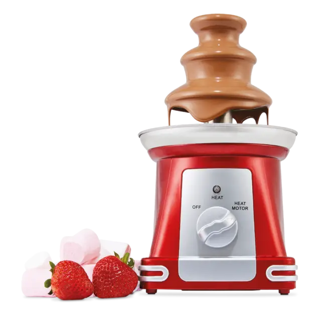Electric Chocolate Fountain Fondue Set 3 Tiers Mini Melting Machine For Parties