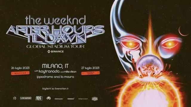 Biglietti / Tickets THE WEEKND - Golden Circle - Stage Left - MILANO 27/07/23