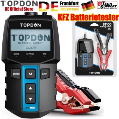 2021 topdon bt100 professionale 12v AUTO BATTERIA Auto Tester revisore Analyzer DIAGNOSI AUTO 