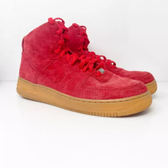 Nike Womens Air Force 1 Hi 749266-601 Red Basketball Shoes Sneakers Size 12 2