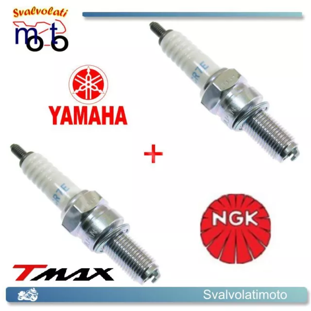 2 Candele Ngk Cr7E Per Scooter Yamaha T-Max Tmax 500 Dal 2004 Al 2011