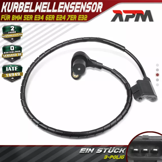 Impulsgeber Kurbelwelle Kurbelwellensensor für BMW 530i 535i E34 635 CSi E24 E32