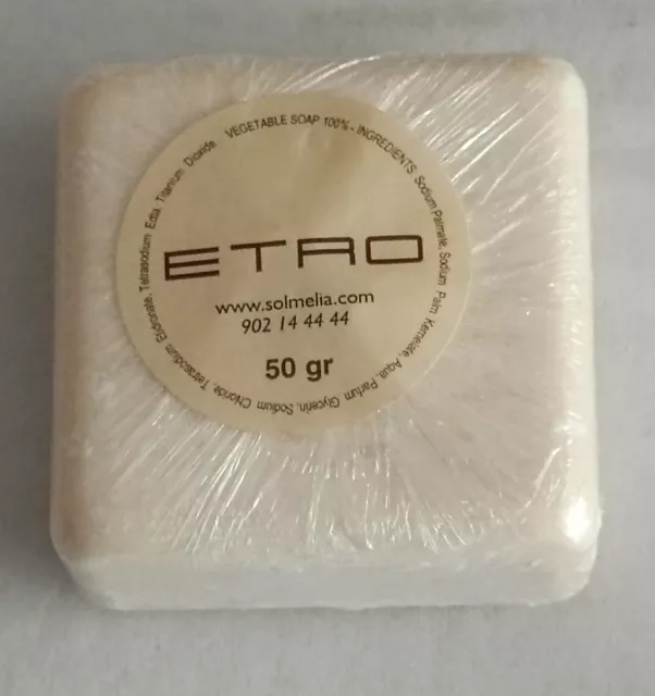 Saponetta Etro Vintage  - Hotel Sol Melia Madrid - Quadrata Ed Incartata