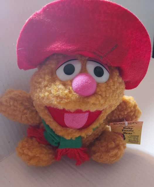 Fozzie Baby Bear McDonald's Jim Henson's Muppet Babies 1988 Stuffed Animal