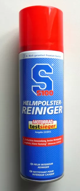 Helmpolster Reiniger S100 Spray 300 ml Helmreiniger innen Desinfektion Dr. Wack