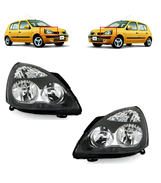 Phare Avant Droit Pour Renault Clio 2 Phase 2 (2001-2005) - H7 Et Xénon, Neuf