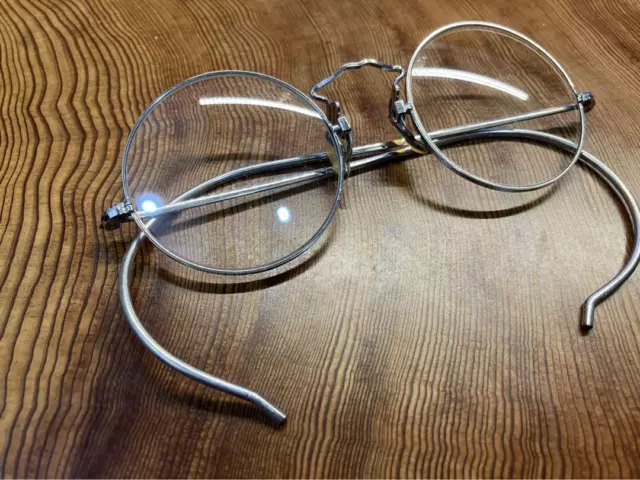 American Optical CORTLAND Silver Eyeglasses 39□17-110 with Case