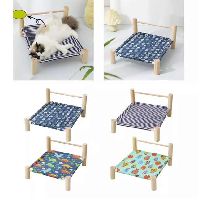 Lit de couchage surélevé pour chat, lit de couchage Portable pour lapin,