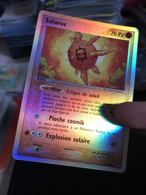 Solaroc Reverse - Pokemon 13/100 Ex Sand Tempet Close To New Fr 3