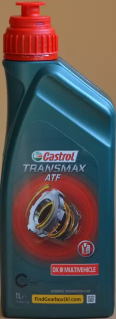 1 Liter Castrol ATF DEX III Multivehicle Dexron 3 Automatik Getriebeöl 236.9