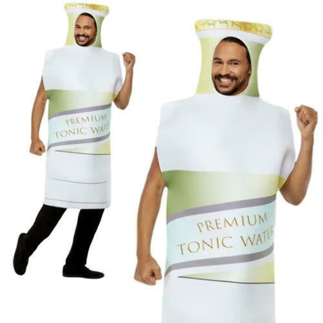 Costume Carnevale Uomo EraSpooky Costume Da Bottiglia Di Birra Per Adulti Divertente Vestito Costumi Divertenti - 7