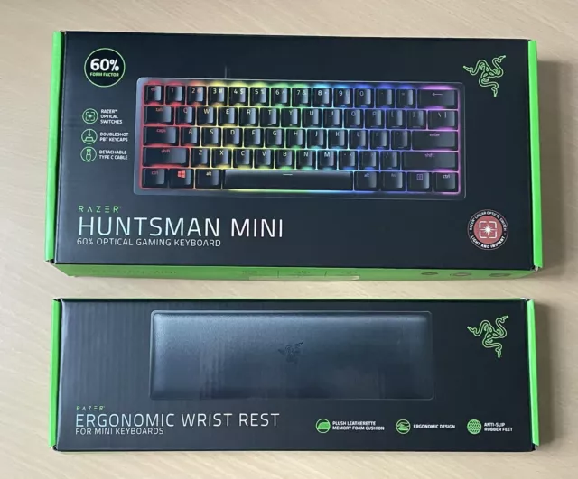 Razer Huntsman Mini + Handgelenkablage *red switch*