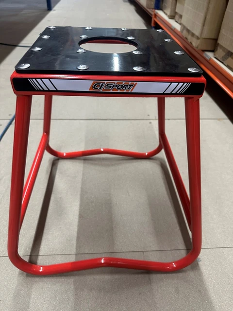 Supporto bici universale MX Motocross scatola in acciaio - Rosso