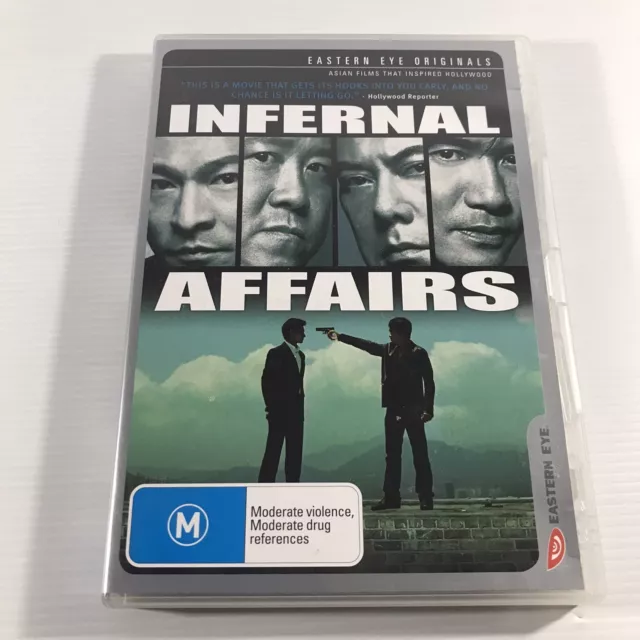 INFERNAL AFFAIRS DVD Region 4 PAL Eastern Eye Originals Movie