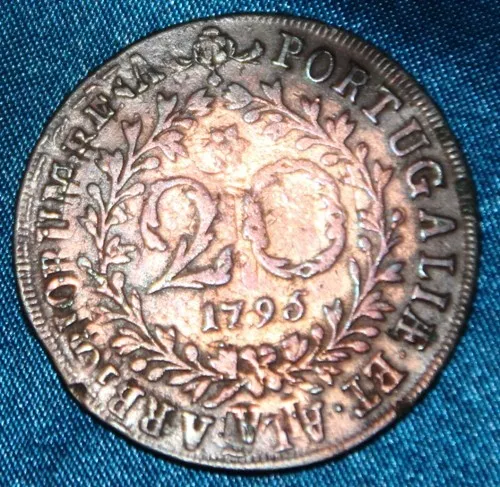 AZORES - 1795 x 20 Reis (37mm) Very Low Mintage !
