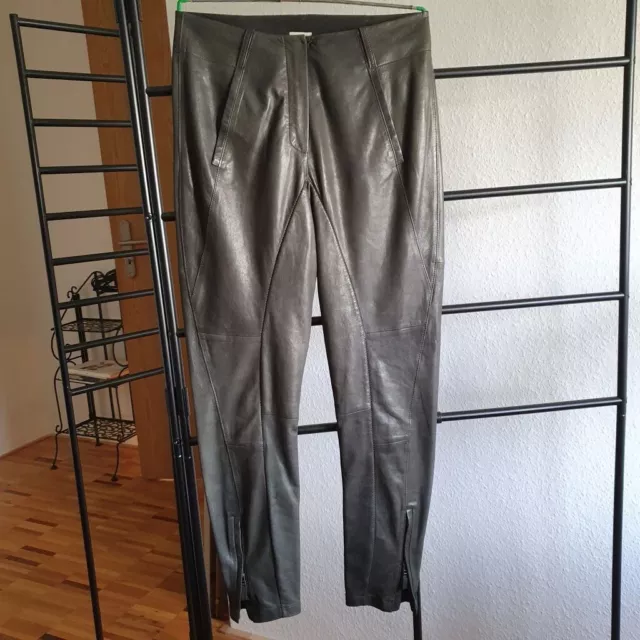 Annette Görtz  tolle Echtlederhose Gr. 36,  1x getragen, wie NEU !!  NP 699,-