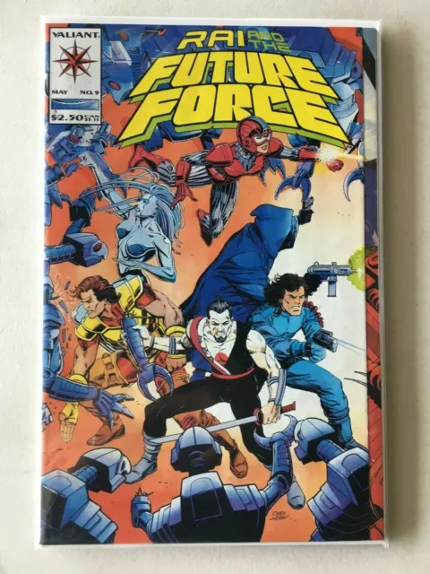Rai And The Force #9 (1993 Valiant) Nm Gatefold Cover, Magnus, Eternal Warrior